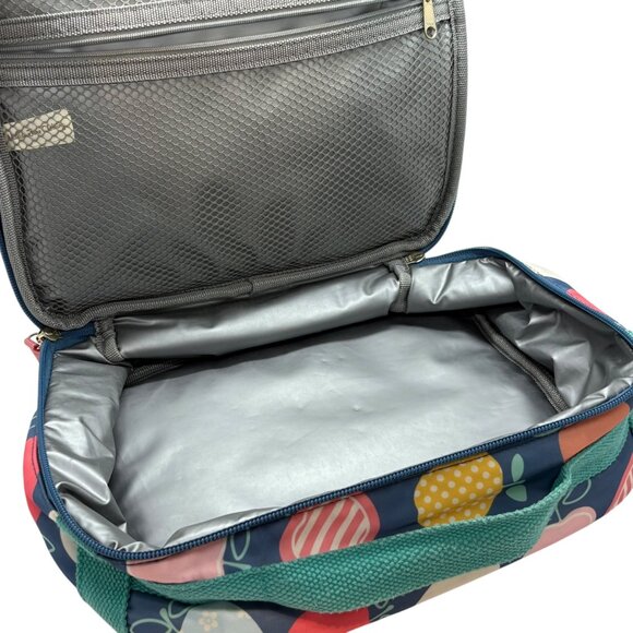 Matilda Jane Kids Lunch Bag Apple Fruit Print Polka Dot Accents - Picture 3 of 5